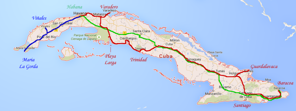 cuba map